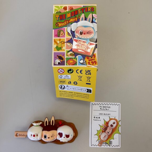 POP MART Other - Pop Mart Labubu Wacky Mart Yakitori Figure – The Monsters Series – Opened w/ Box